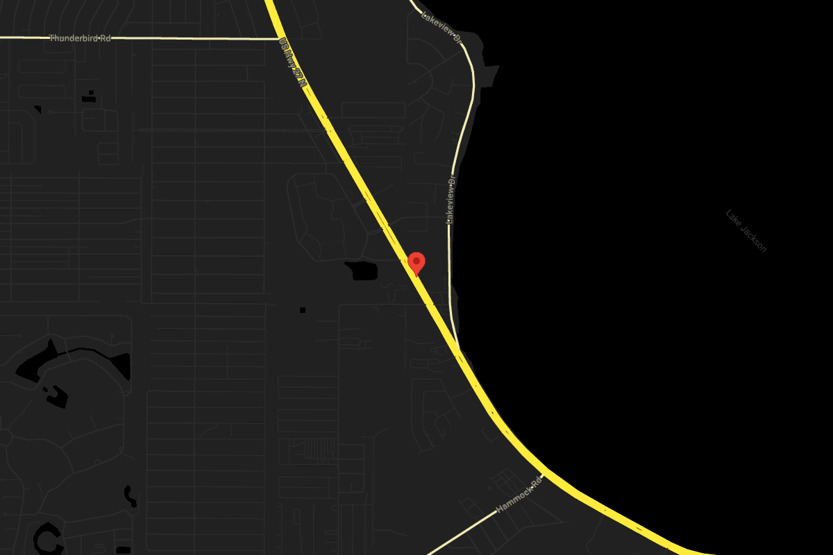 Map preview near Sebring venue