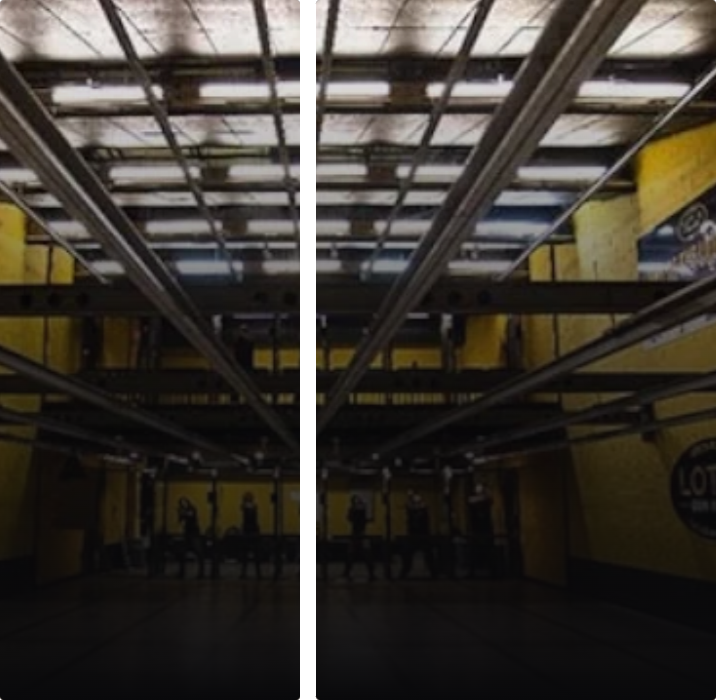 Indoor shooting range lanes at The Alamo of Jensen Beach