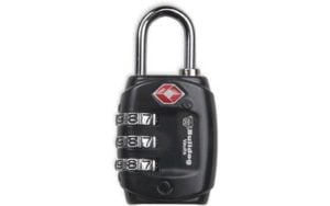 Bulldog Cases TSA Lock w/Steel Shackle, Black Finish BD8020
