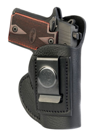 1791 Gunleather SCH1NSBR SCH S&W Bodyguard/Walther PPK/Ruger LCP Black Leather